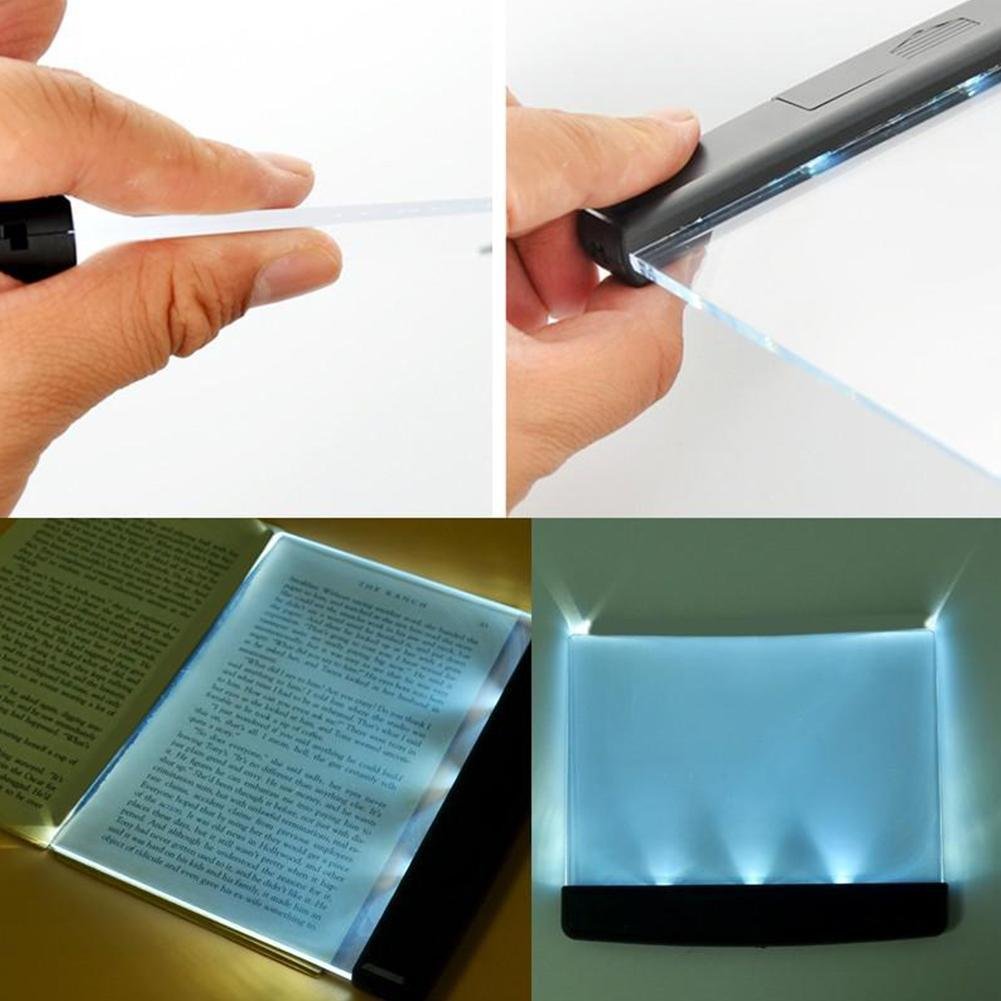 Dropshipping Portable Flat Plate LED Book Lights Reading Lamp Night Light