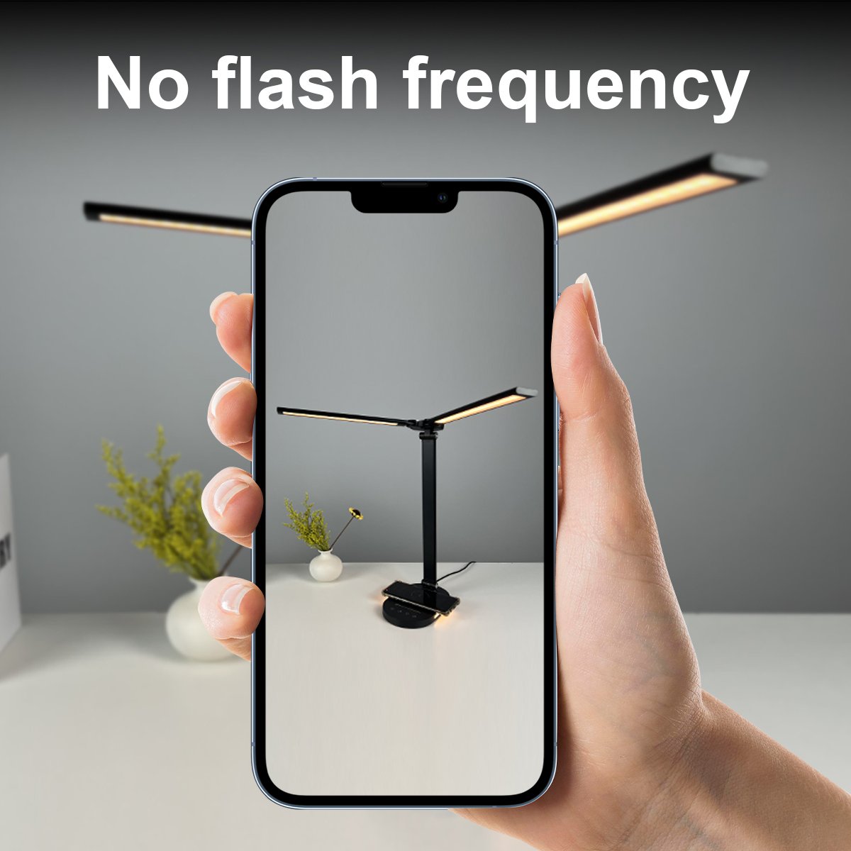 2 In 1 Double Head Charging Flip Folding Led Book Light For Reading Lights Desk Study Lamp Double Shade Table Lamp