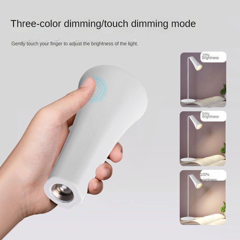 Portable Touch Control Dimmable Eye Protection metal folding LED book Reading Light for Office Dormitory Creative Travel