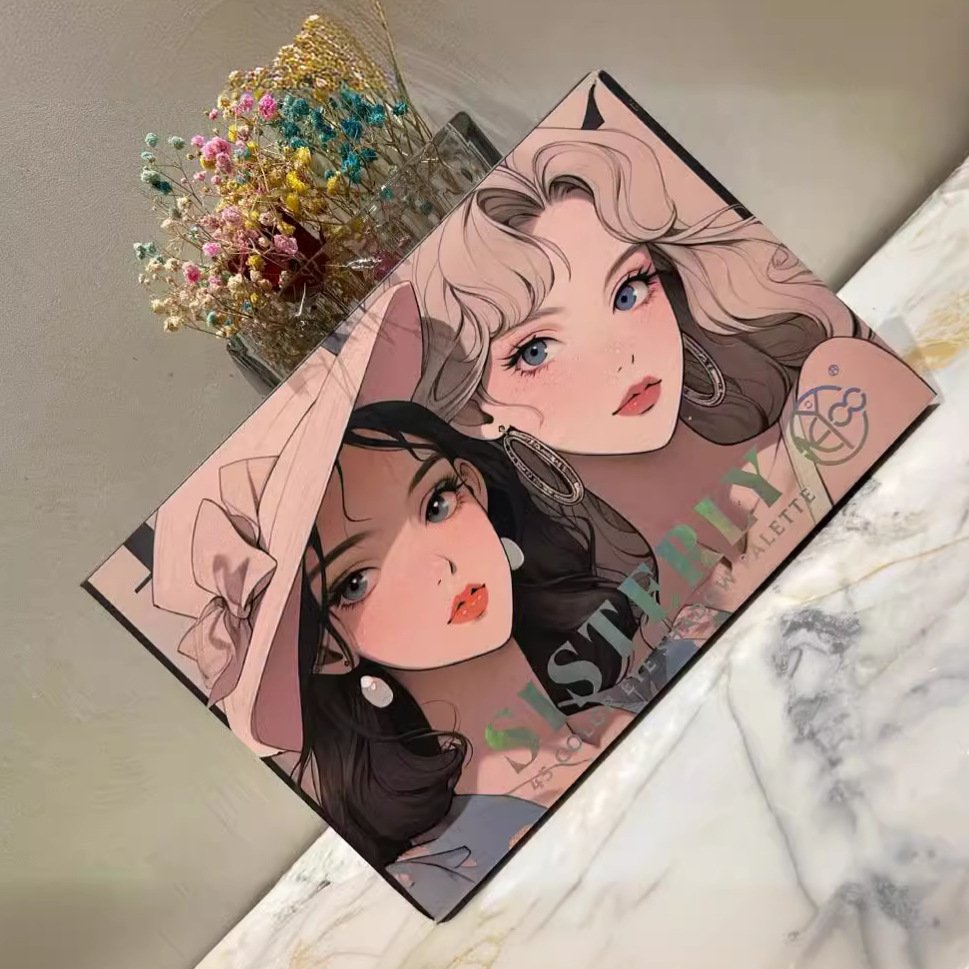 New style 45-Color New style ONEYIOO Eye Shadow Book stage performance Pressed Glitter Eyeshadow Factory Direct Waterproof
