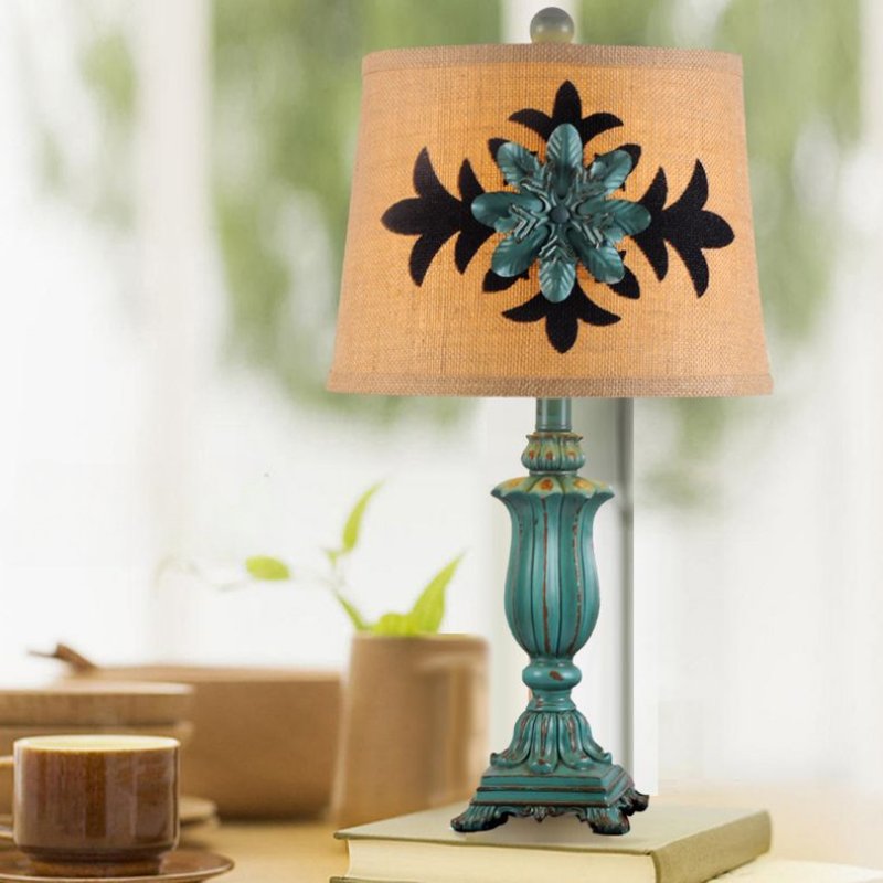 American Retro LED Table Lamp European Luxury Night lamps home decor Living Room Hotel Bedroom bedside lamp Desk Light