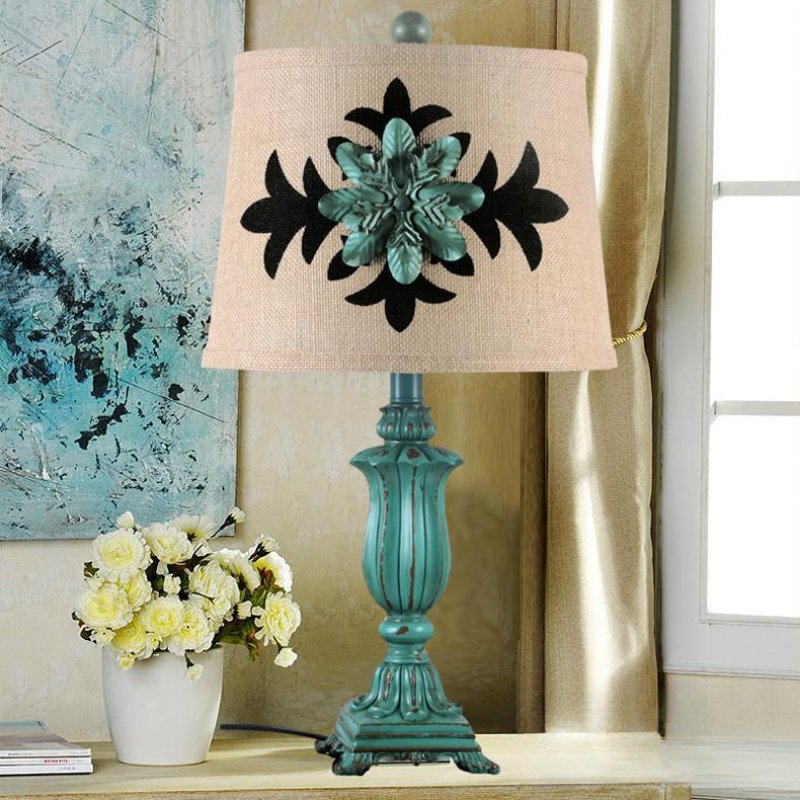 American Retro LED Table Lamp European Luxury Night lamps home decor Living Room Hotel Bedroom bedside lamp Desk Light