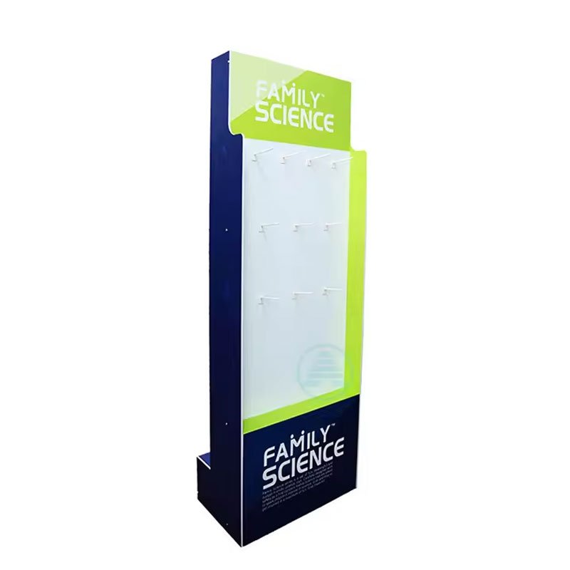 Custom PVC Foam Display Shelf Hanging Brushes Christmas Gift Postcard for Store