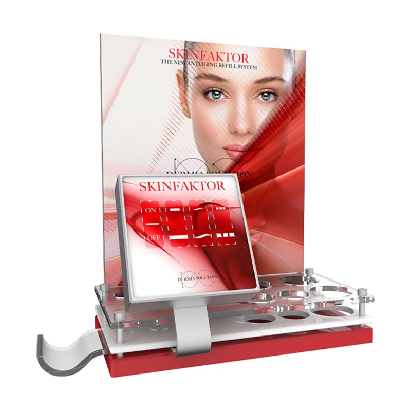 Lipstick Display UV Acrylic Label Retail Store shelf Tobacco Countertop Cabinet