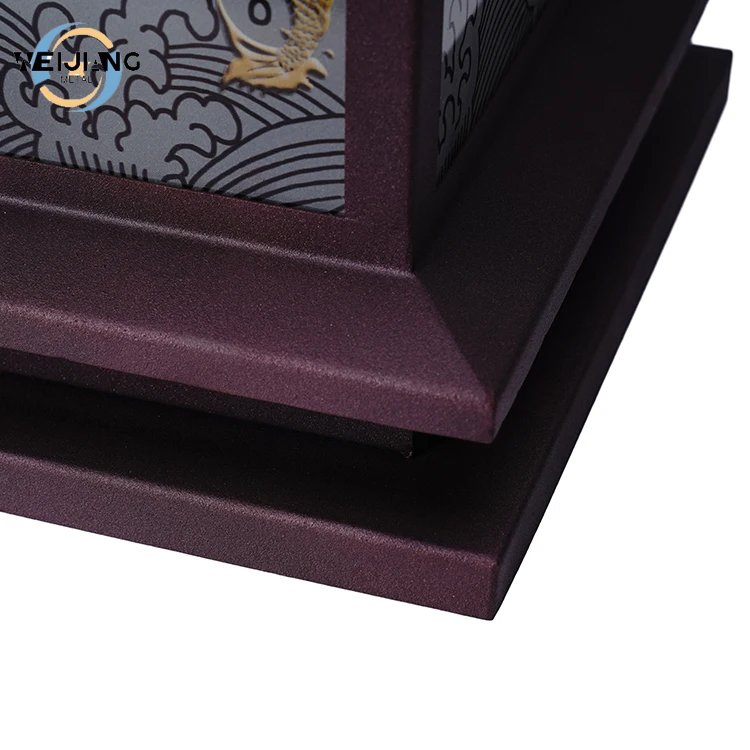 Waterproof LED Solar Garden Light Post Bright Garden Fence Caps Decoration Wooden Solar Landscape Lighting