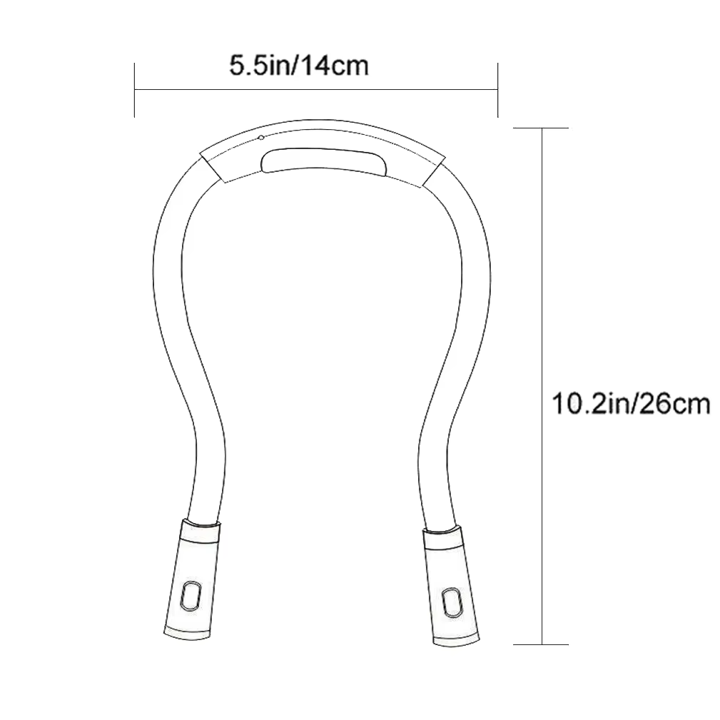 outdoor usingbatteries LED Reading book night Light flexible material dimmable goose neck lamp for Bedroom Camping Hiking Home