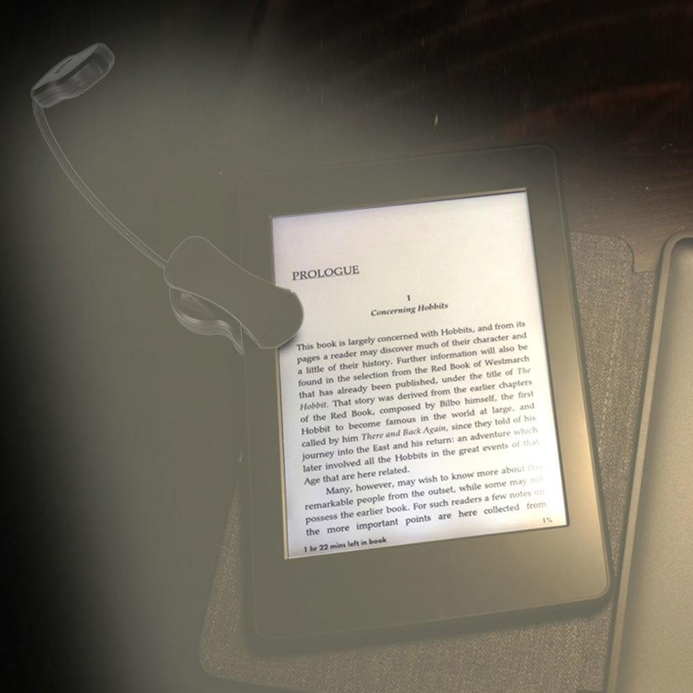 Rechargeable Book Light, usb rechargeable Clip on LED Book Lamp, 3 Colors x3 Levels Eye Care Reading Lights