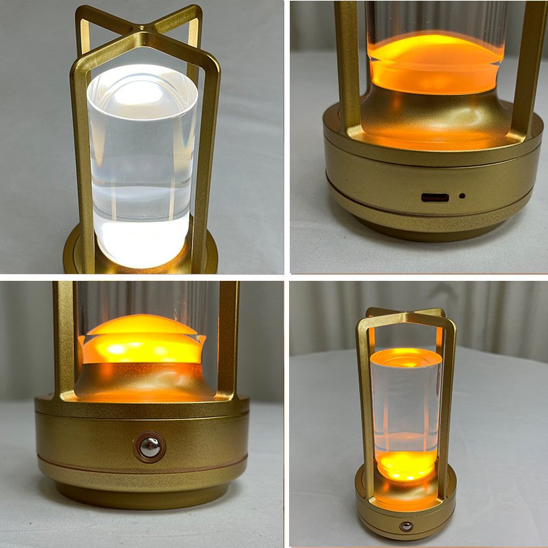 USB charging nightlight Creative lamp Bedroom eye protection Bedside lamp Touch eye protection learning lamp