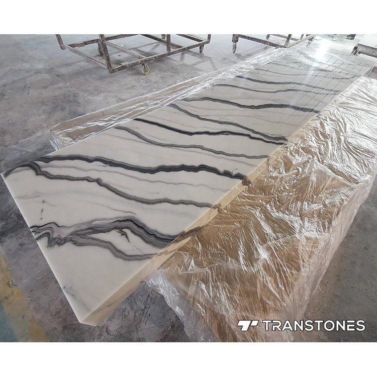 Alabaster Lighting Box Wall Decoration Panel Book Matched Epoxy Resin Screens & Room Dividers Faux Onyx Marble Wholesale Price
