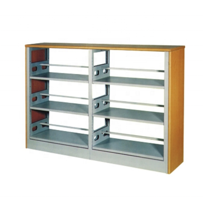 Metal Bookshelf Portfolio Book Shelf light gray Cube Bookcase Living Room Furniture Iron Modern 6 tiers book shelf