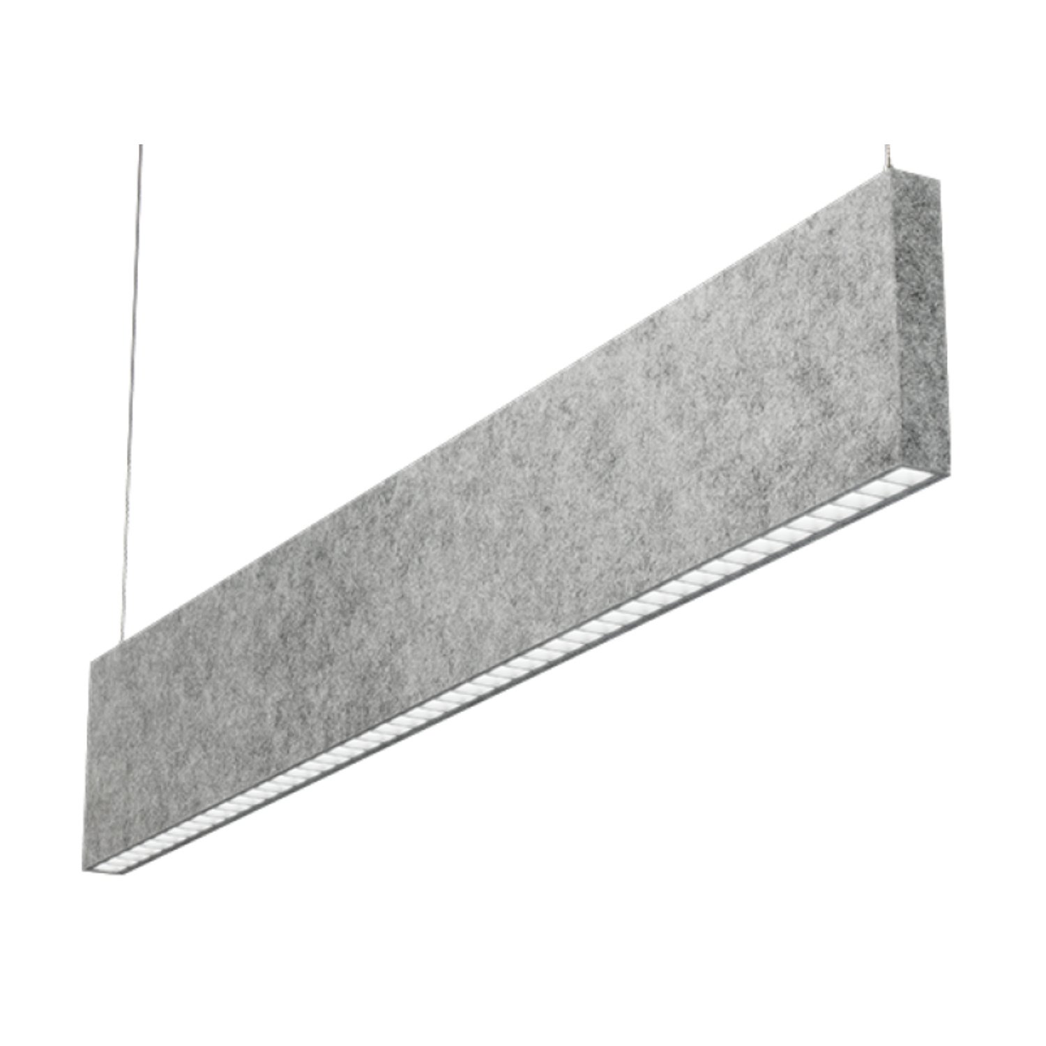 2024 Newest OEM product customized Acoustic design absorb sound LED Linear 36W 48W 60W CRI 90 light for office cinema book shop