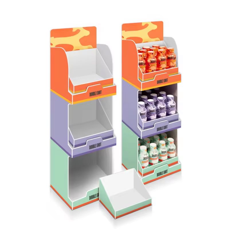 PVC Board Counter Display Box Counter Display Case for Supermarket or Store