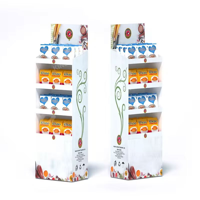 PVC Board Counter Display Box Counter Display Case for Supermarket or Store