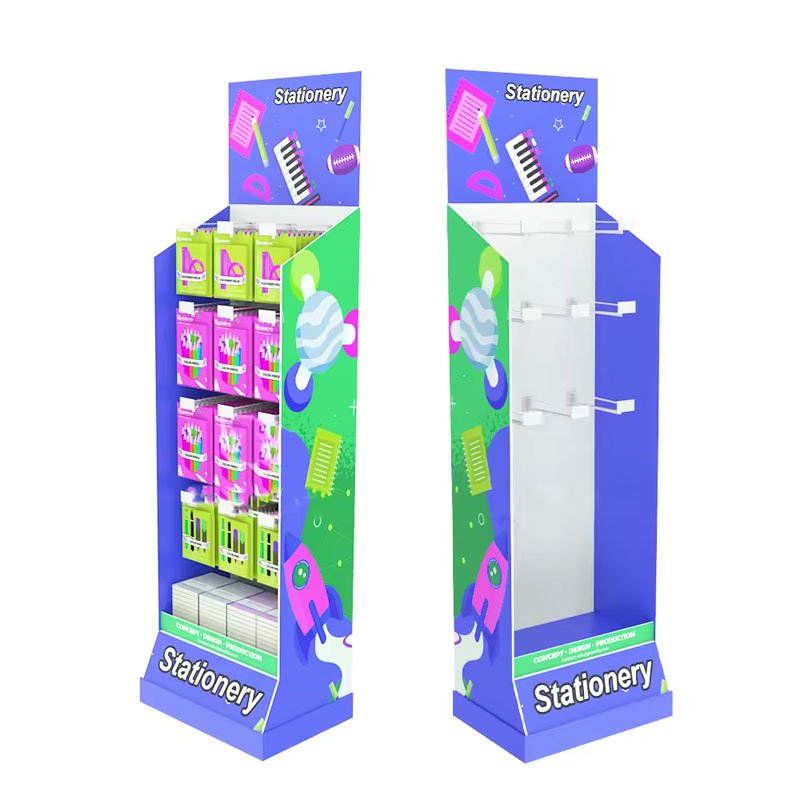 PVC Board Counter Display Box Counter Display Case for Supermarket or Store