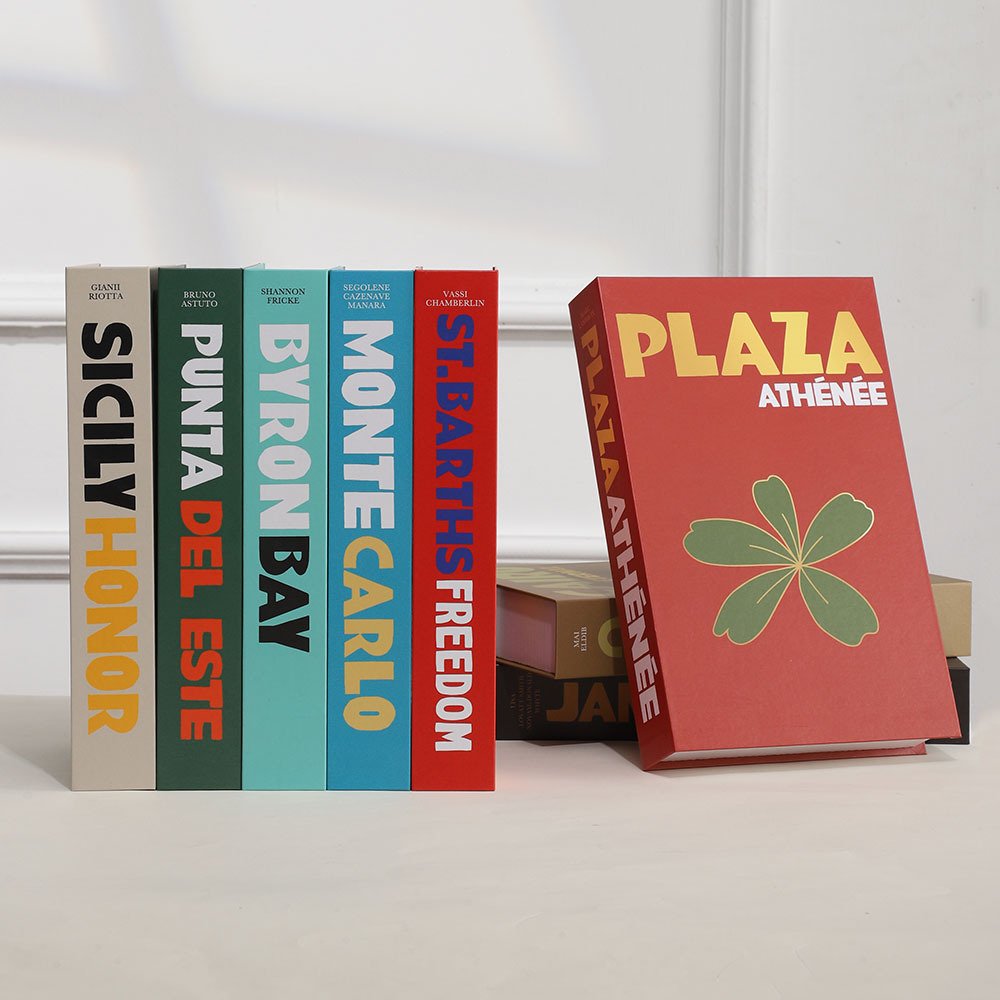 Fashion Decorative Book ,Hardcover Modern Decorative Books,Fashion Design Book Set for Coffee Table