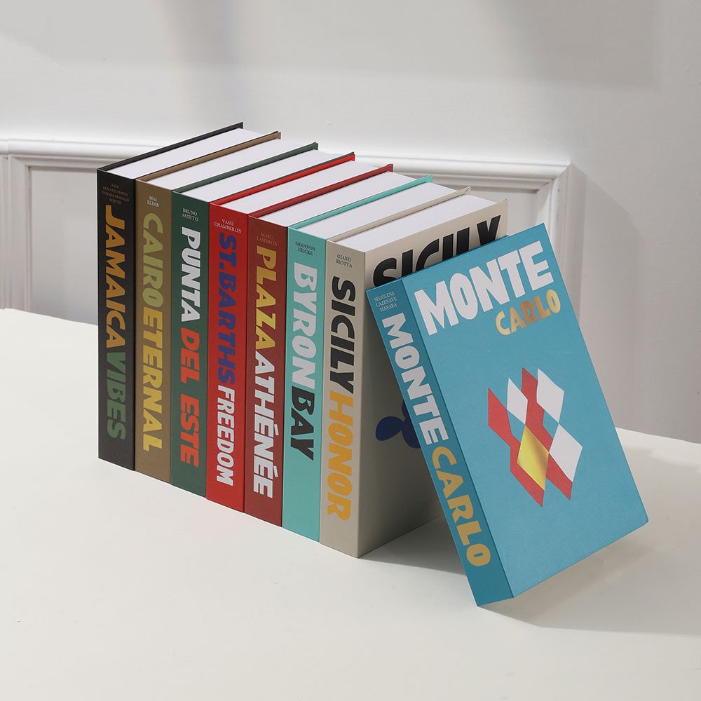 Fashion Decorative Book ,Hardcover Modern Decorative Books,Fashion Design Book Set for Coffee Table
