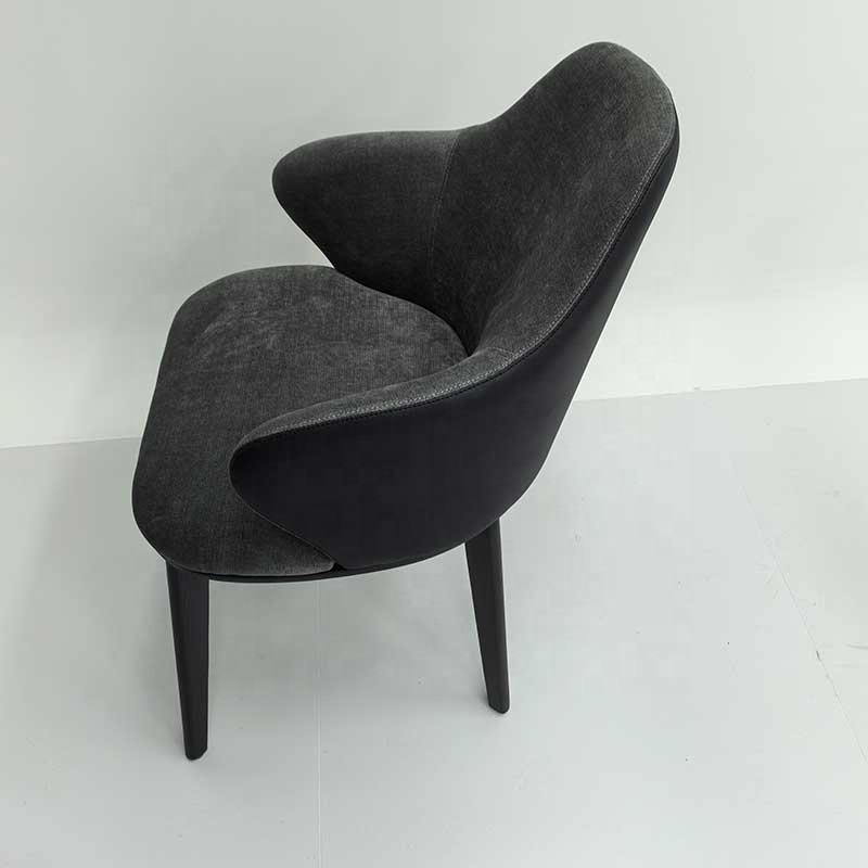 Modern minimalist home Nordic restaurant solid wood chairs, backrests, stools, casual chairs, light luxury designer book chairs