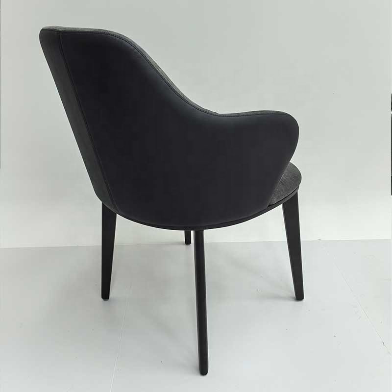 Modern minimalist home Nordic restaurant solid wood chairs, backrests, stools, casual chairs, light luxury designer book chairs