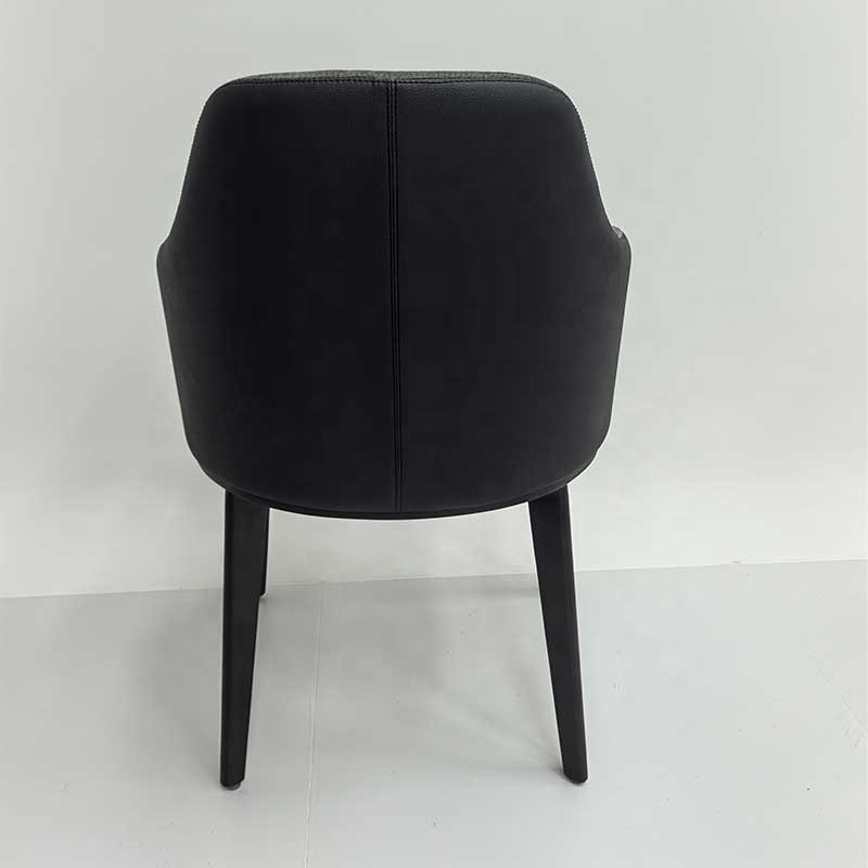 Modern minimalist home Nordic restaurant solid wood chairs, backrests, stools, casual chairs, light luxury designer book chairs