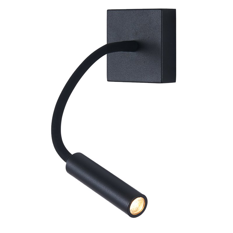 Hotel Bedroom 360 Lumen Wall Mount With Flexible Swing Arm Reading Lamp