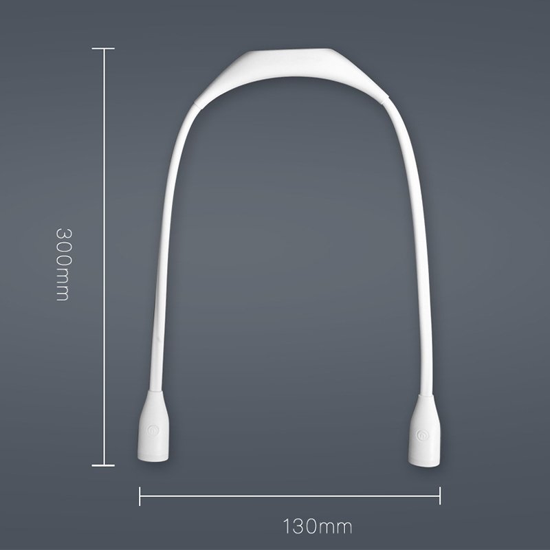 150 Lumen Book Light Hands Free Portable Neck Hung Lamps For Reading USB Rechargeable LED