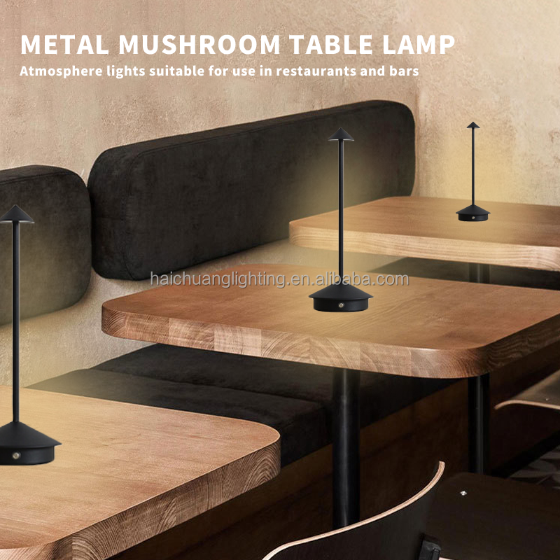 Portable reading desk lamp Luxury style led dimming cordless charging desk lamp for birthday gifts