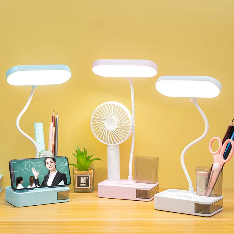 Study Desk Lamp Multi Function 3 Color Changing Folding Table Lamp
