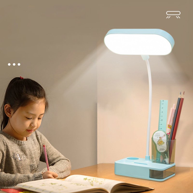 Study Desk Lamp Multi Function 3 Color Changing Folding Table Lamp
