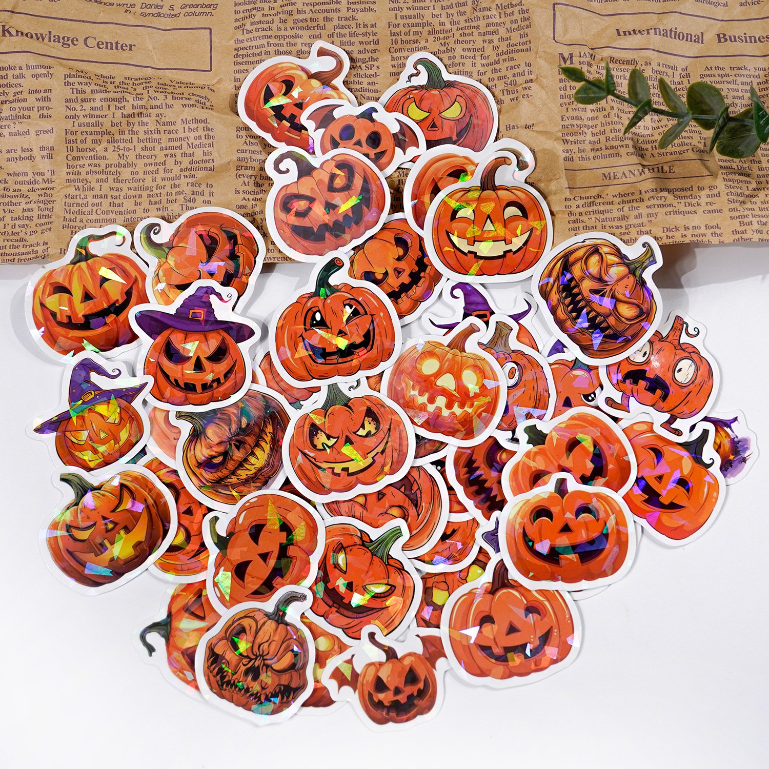Halloween Theme cute decals self-adhensive sticker Pumpkin night light Ghost die-cut vinyl stickers decoration for Halloween Eve