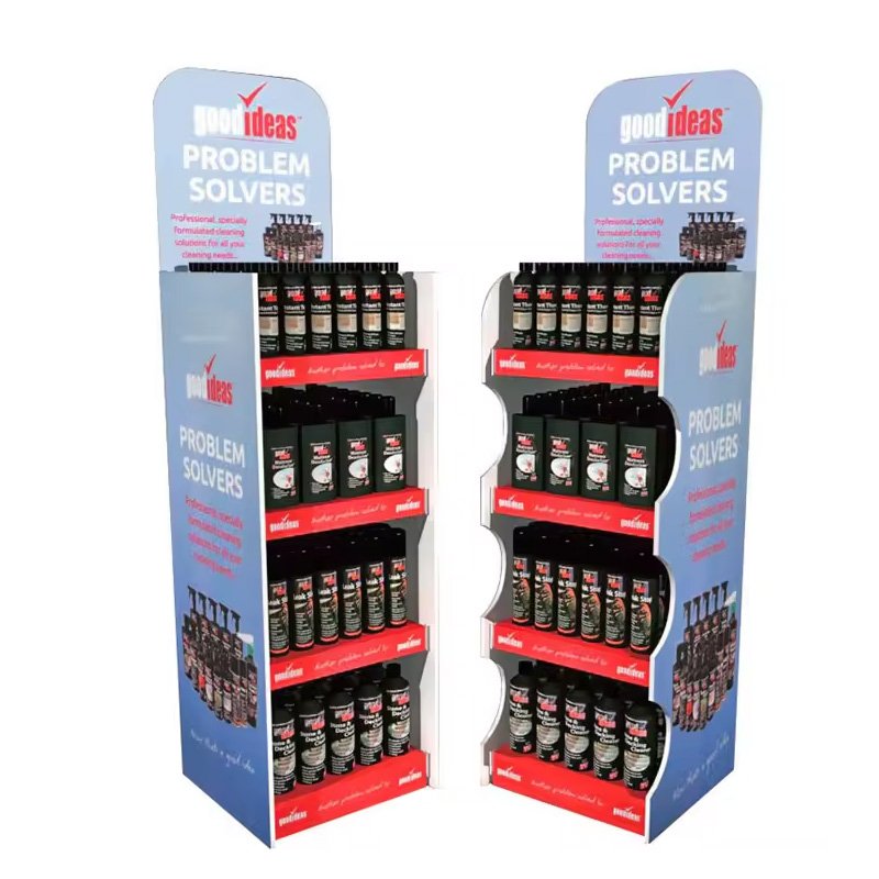 Customized Pop up PVC Foam Paper Cardboard Advertising Display Unit Box Display Stand