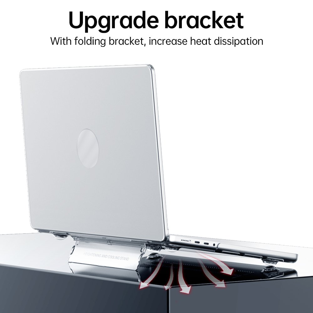 New laptop cover for macbook pro 2023 m1 m2 m3 A2337 2338 2681 air13.6 14 15 16 inch case transparent