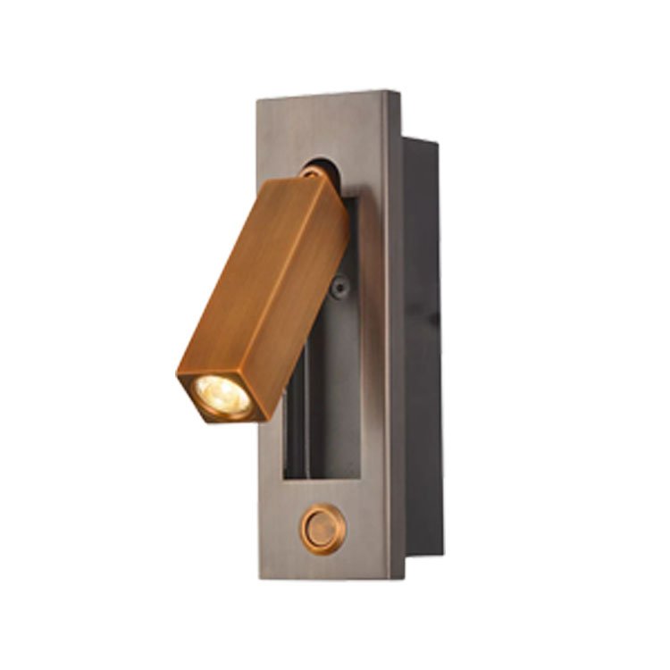 Indoor Wall Lamp Led Lamp Metal Push Switch On Plate Can Adjusted
