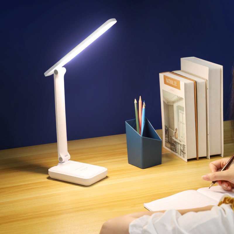 Factory direct sale desk reading lamp LED eye-caring book and bed light minimalist student table lamp