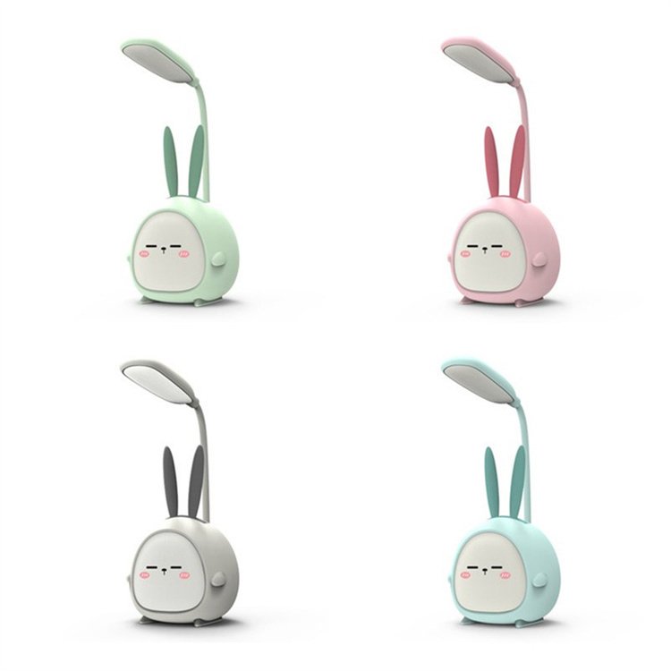 Portable Led Desk Table Lamp Foldable Lighting Cute Cartoon Usb Charged Reading Eye Protection Night Light for Children