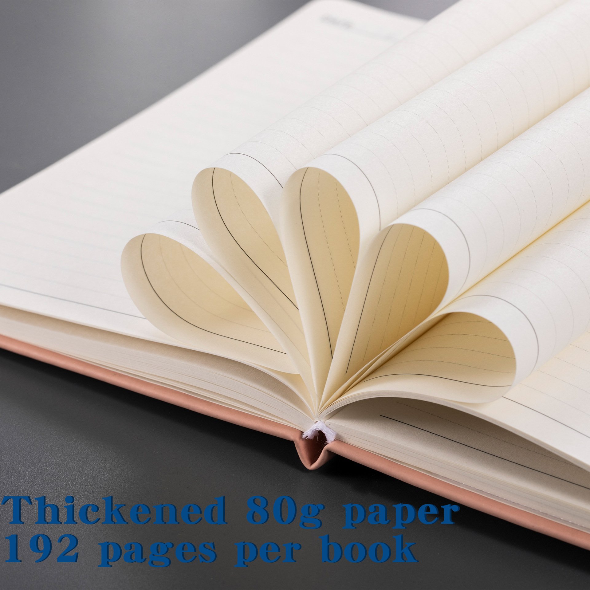A5 College Ruled Notebook Journal - 192 Numbered Pages for Work, School & Writing - Premium 100 GSM Acid-Free Paper