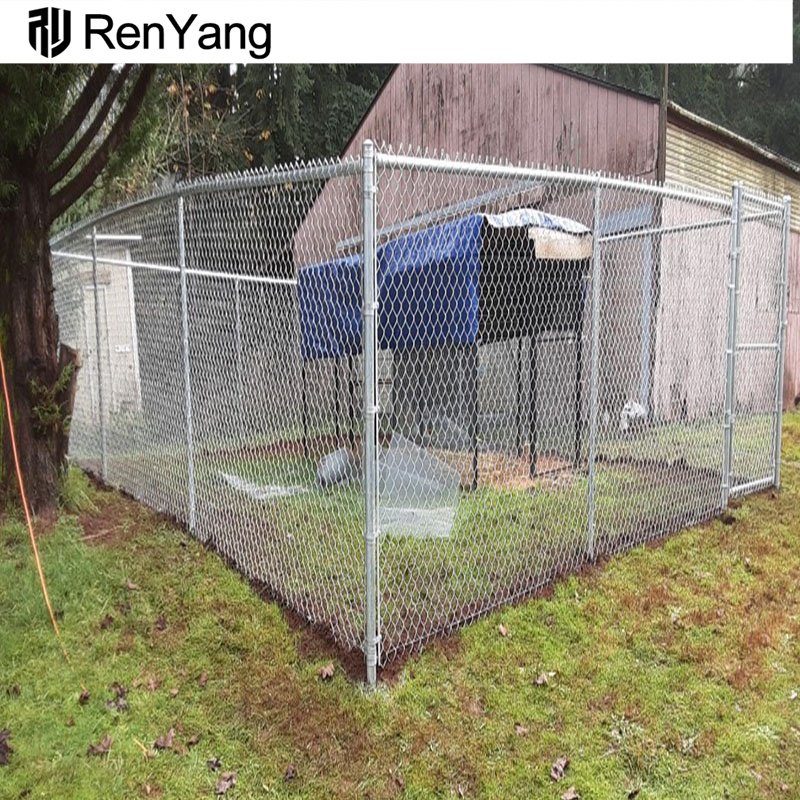 Construction Grade Mesh Chain Link rolls with PVC Coated & Galvanized for Farm Garden Sport Use