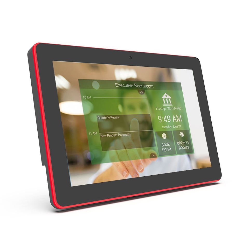 Wall mount IP65 meeting room conference booking android tablet PC hotel living room control tablets