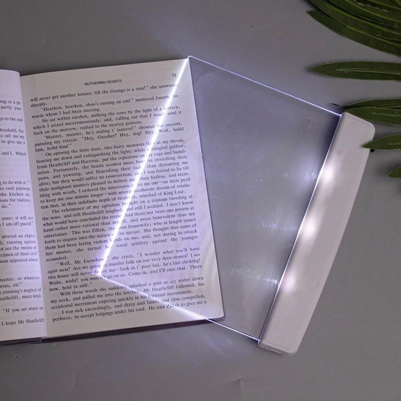 hot selling wedge Desk Lamp For Travel Bedroom Book Night Light Reading Book Lamp Portable LED Book Light