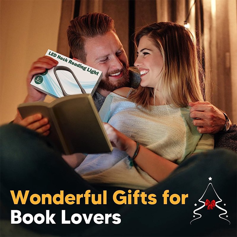 2024 Hot Selling Lightweight Neck Lamp With Flashlight Function Flexible Neck Light book lights for reading at night