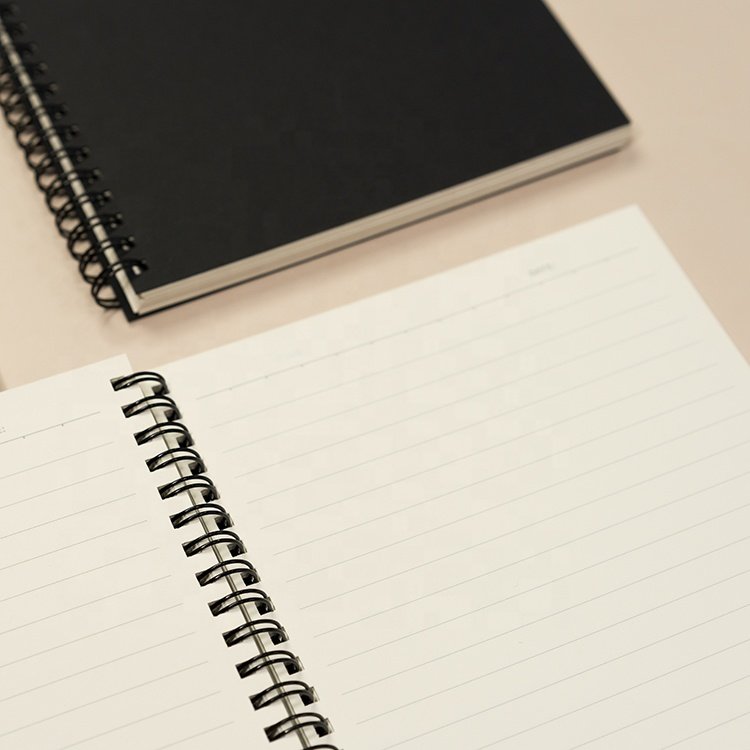 Wholesale Printed Classmate Double Wire A5 Spiral Kraft Notebook Note Books