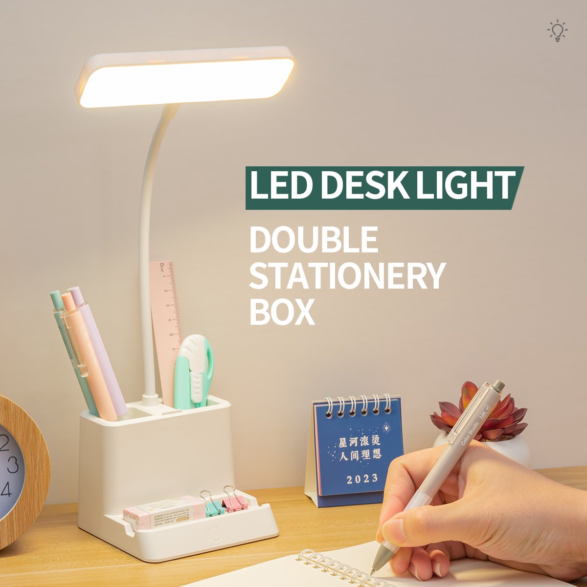 Wholesale Study Reading Light Book Foldable Wireless Lampe De Led usb Cordless Batter Rechargeable Bedside Desk Lamp Table Lamps