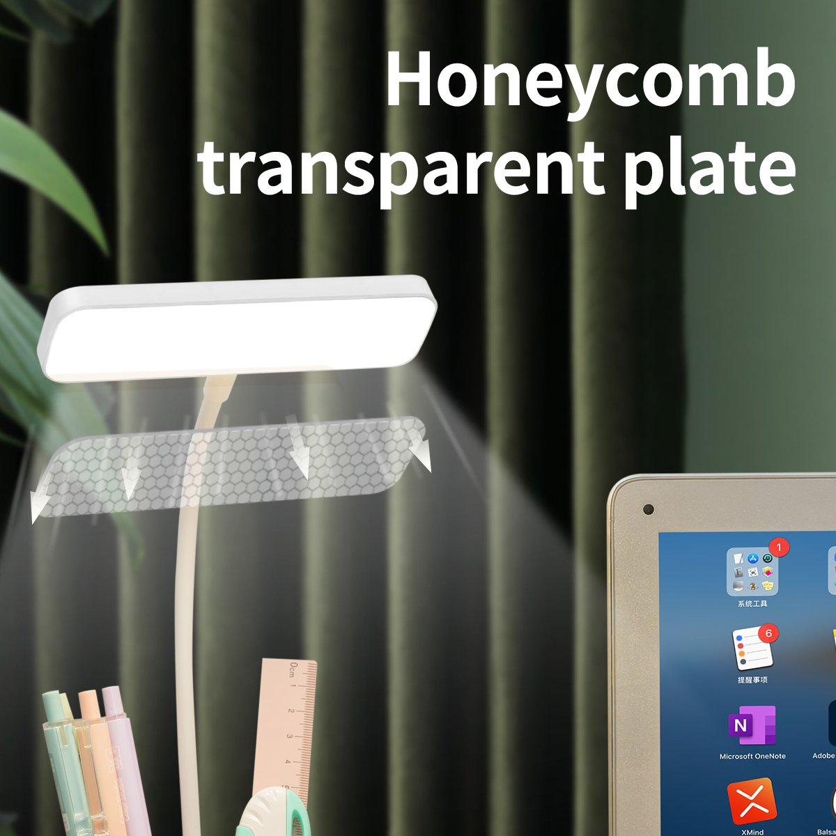 Wholesale Study Reading Light Book Foldable Wireless Lampe De Led usb Cordless Batter Rechargeable Bedside Desk Lamp Table Lamps