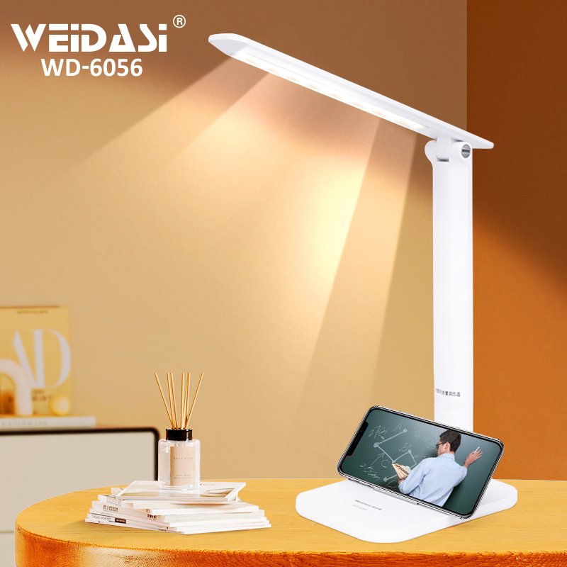 High quality USB reading minimalist student table lamp rechargeable protect eyesight with book desk reading lamp