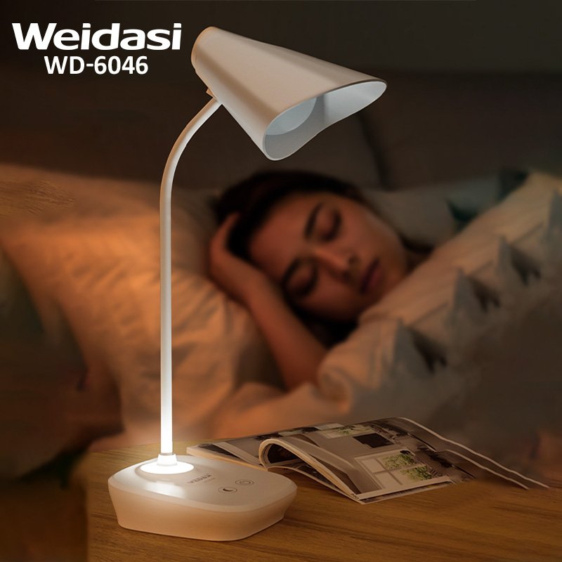 High quality USB reading minimalist student table lamp rechargeable protect eyesight with book desk reading lamp