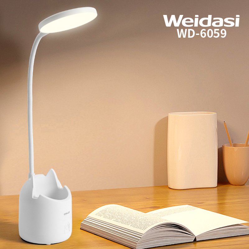 High quality USB reading minimalist student table lamp rechargeable protect eyesight with book desk reading lamp
