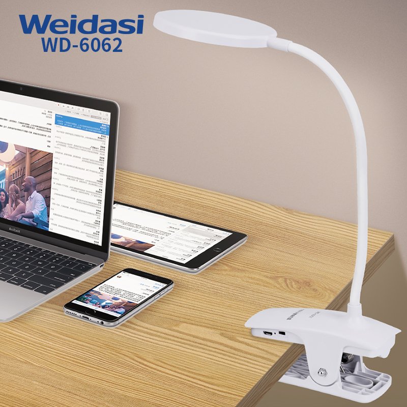High quality USB reading minimalist student table lamp rechargeable protect eyesight with book desk reading lamp