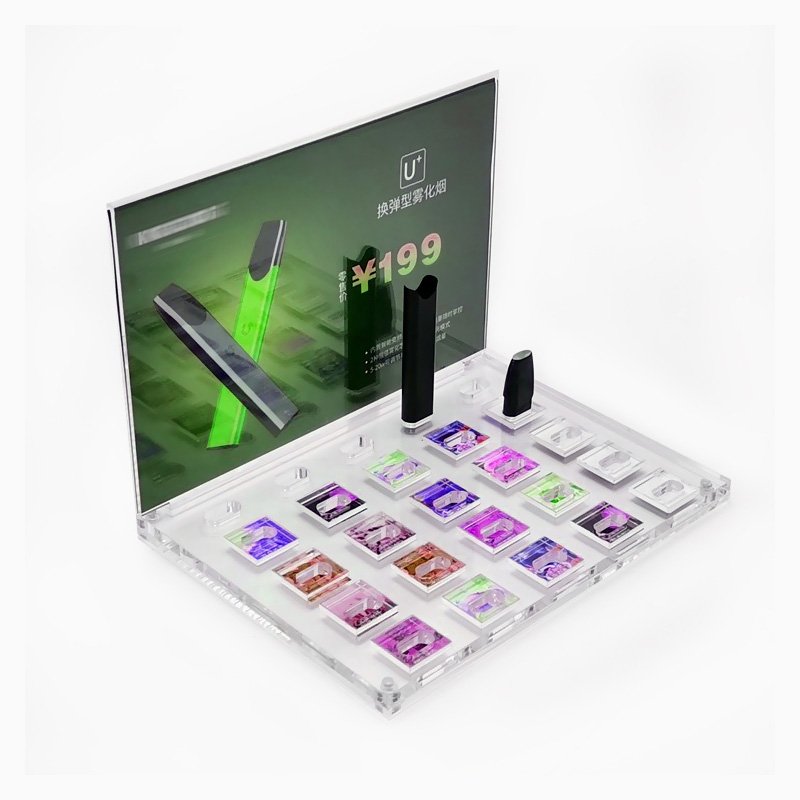 Skincare Organizers Display Stands Desktop Display Acrylic Sign Board