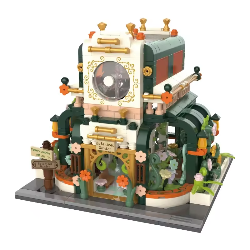 2024 Mork 10211 Book Library City Street View MOC Building Blocks Cada C66007 Coffee Construction Bricks Sets With Light