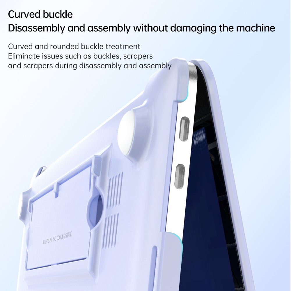 Transparent Hardshell Protective Laptop Sleeve Cover For MacBook Pro 14 inch A2442 A2779 Case