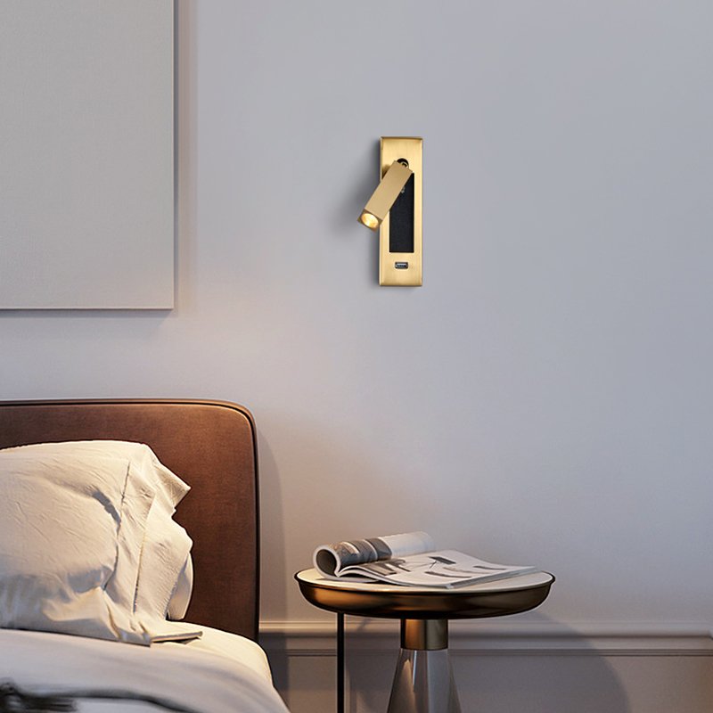 3W Led Dimmable Led Book Light Adjustable Folding Indoor Reading Bedside Lamp For Bedroom Hotel Wall Sconce
